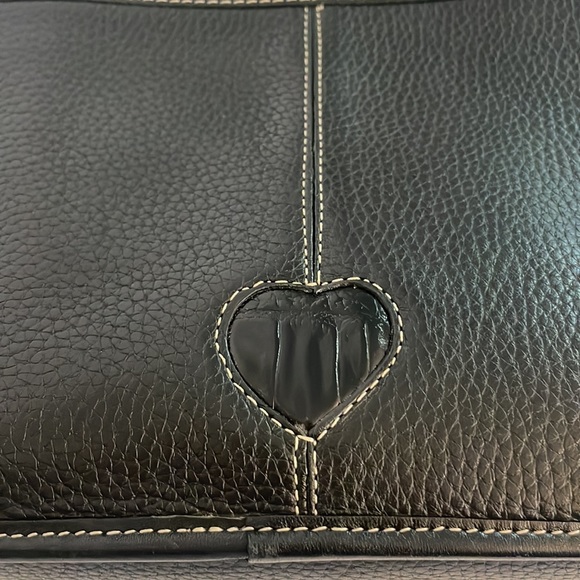 Brighton Pebbled Brown & Black  Leather Purse - Picture 3 of 10